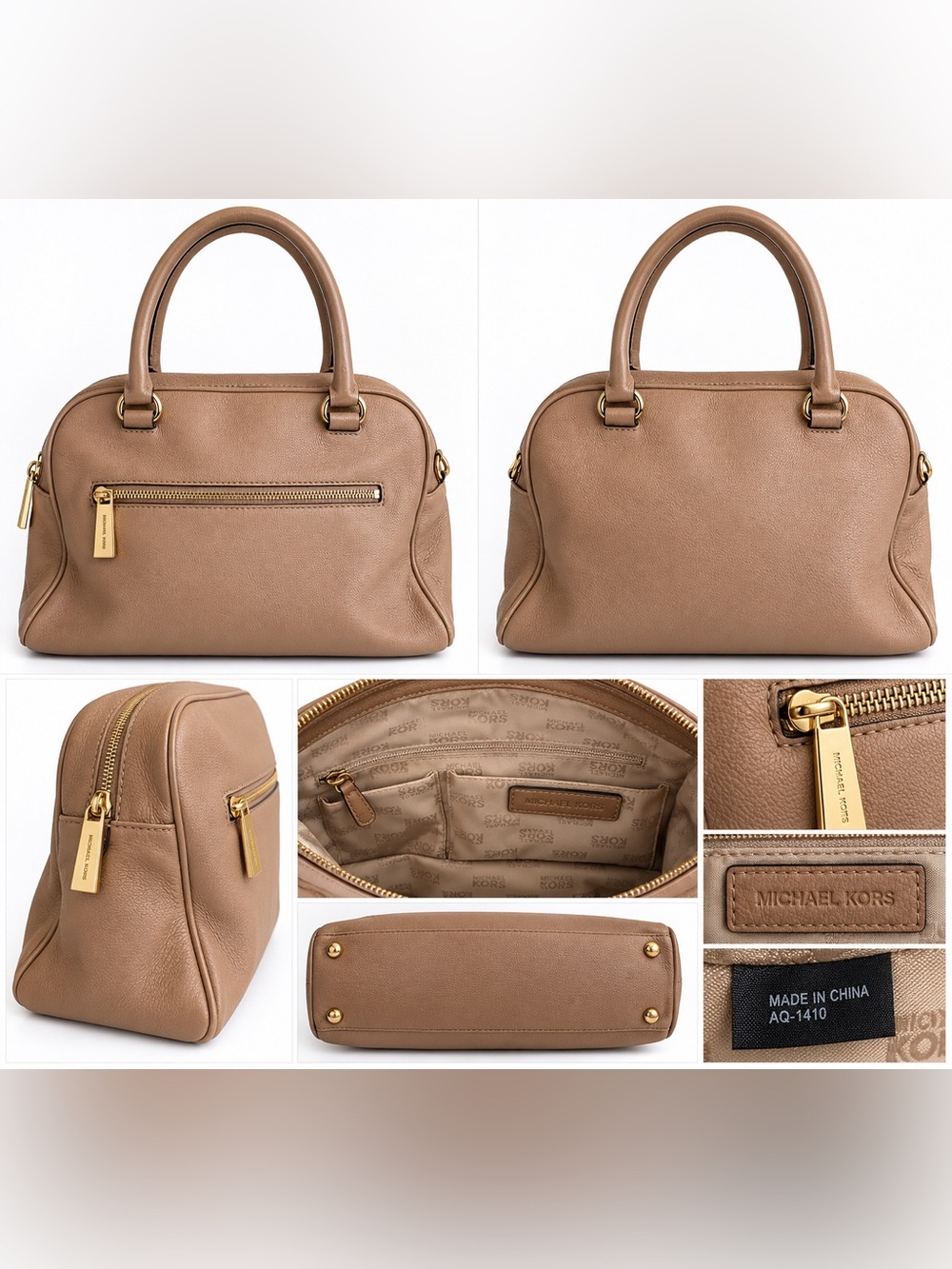 Beautiful Michael Kors Anita Large Convertible Shoulder Bag in the classic Vanil
